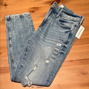 Rag & Bone Women's Distressed Blue Skinny Jeans